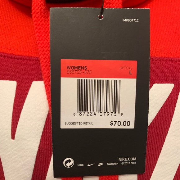 Sleeveless Nike hoodie- Never Worn - Picture 3 of 3